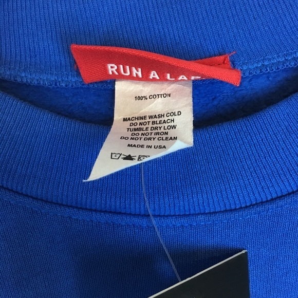 THE MARATHON CLOTHING TMC Prolific Self Made Sweatshirt Crew Neck Blue Small NWT - Picture 8 of 15